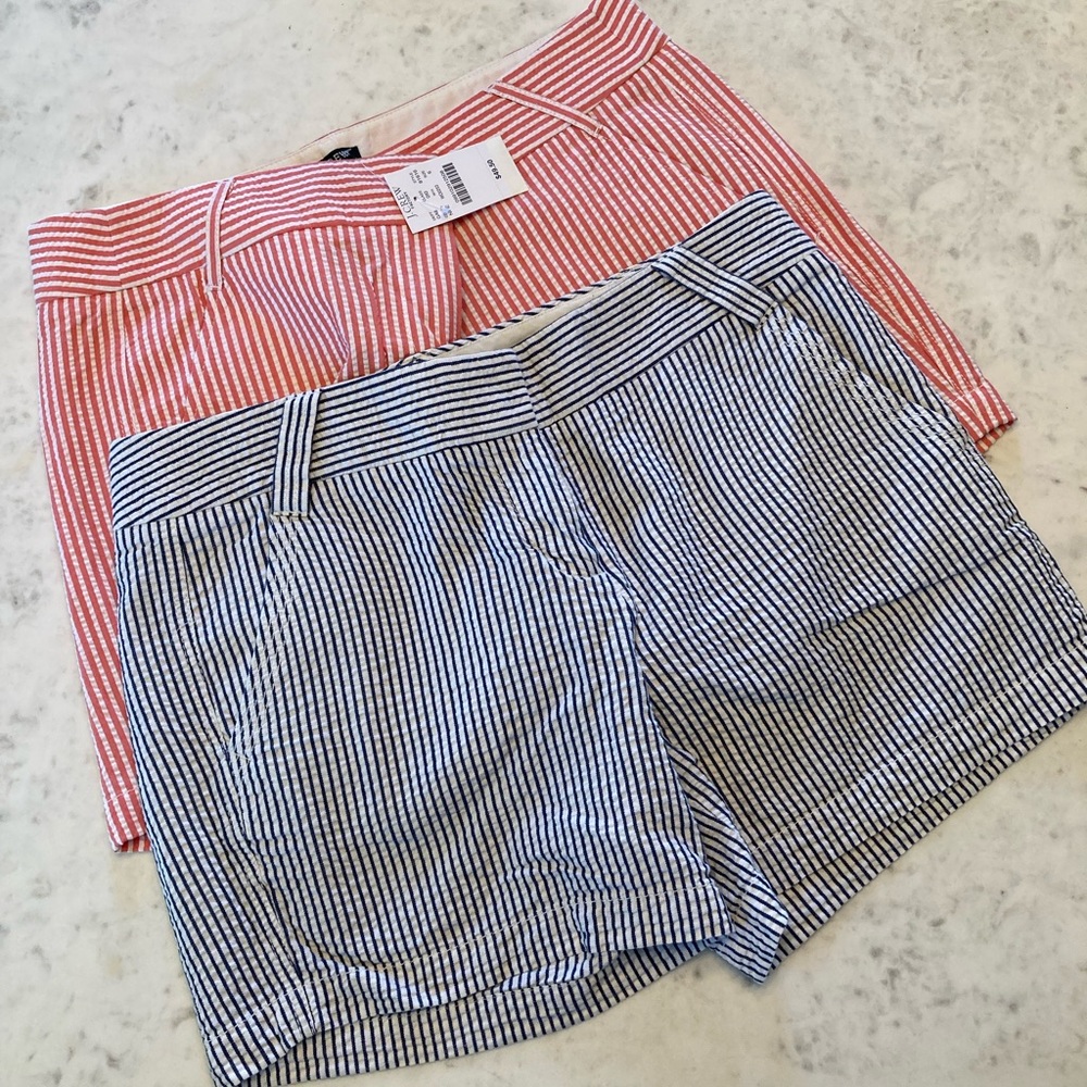 J. Crew seersucker shirts (2)